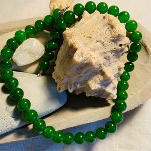 Green amazonite Beaded necklace